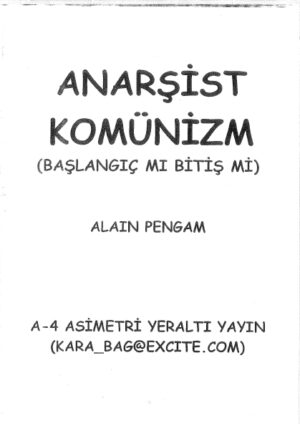 Anarşist Komünizm