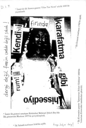 Dergi Değil Fanzin Cadde Değil Sokak